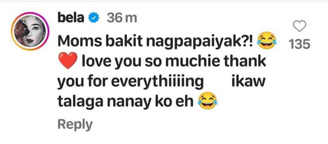 Bela Padilla sa sweet birthday message sa kanya ni Kim Chiu: “Moms bakit nagpapaiyak?!” Bela Padilla sa sweet birthday message sa kanya ni Kim Chiu: “Moms bakit nagpapaiyak?!”