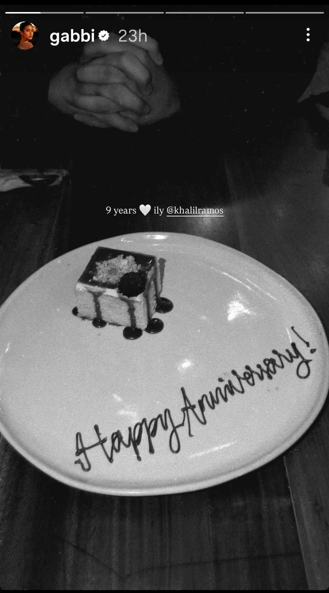 Gabbi Garcia at Khalil Ramos, nagpalitan ng sweet anniversary posts