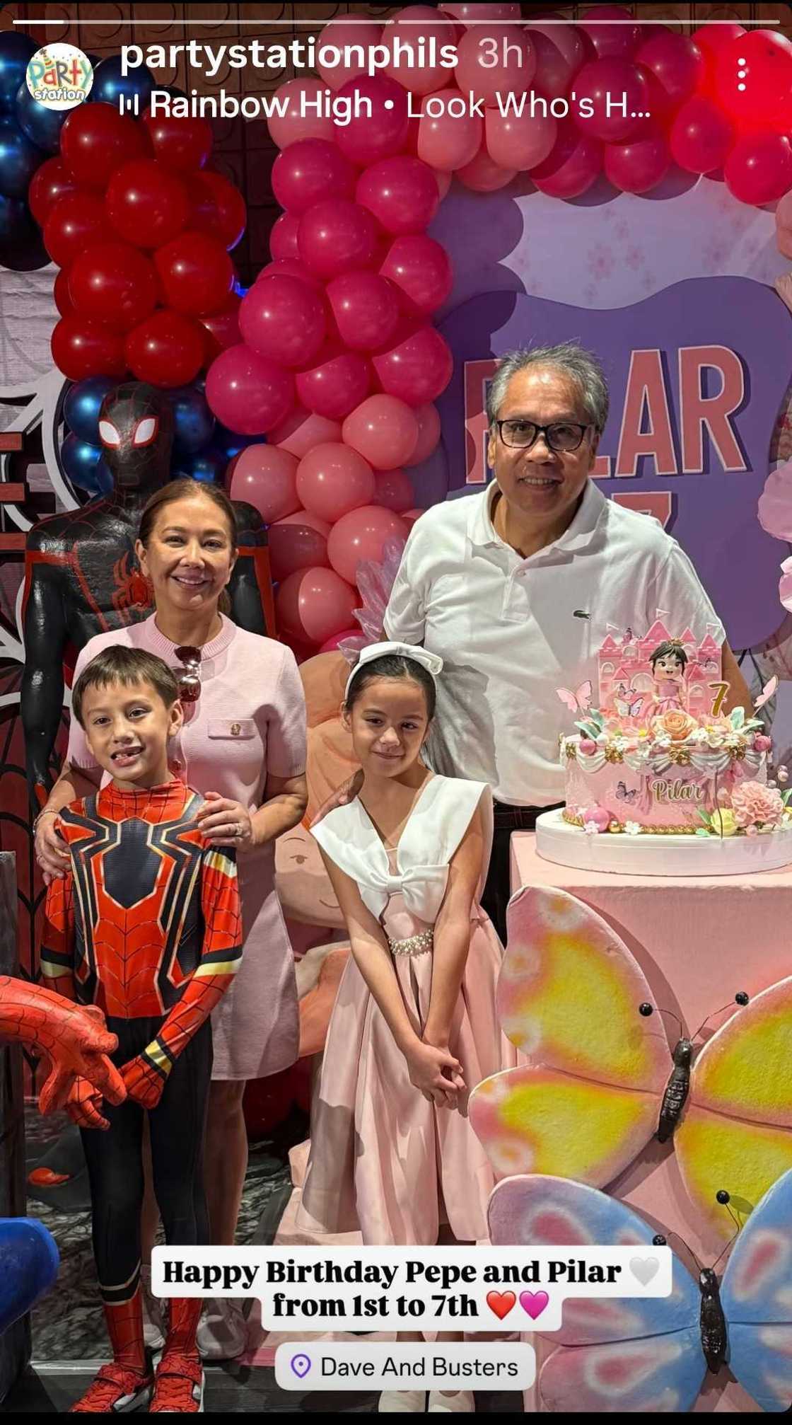Korina Sanchez at Mar Roxas, nagsagawa ng masayang birthday party para kina Pepe at Pilar