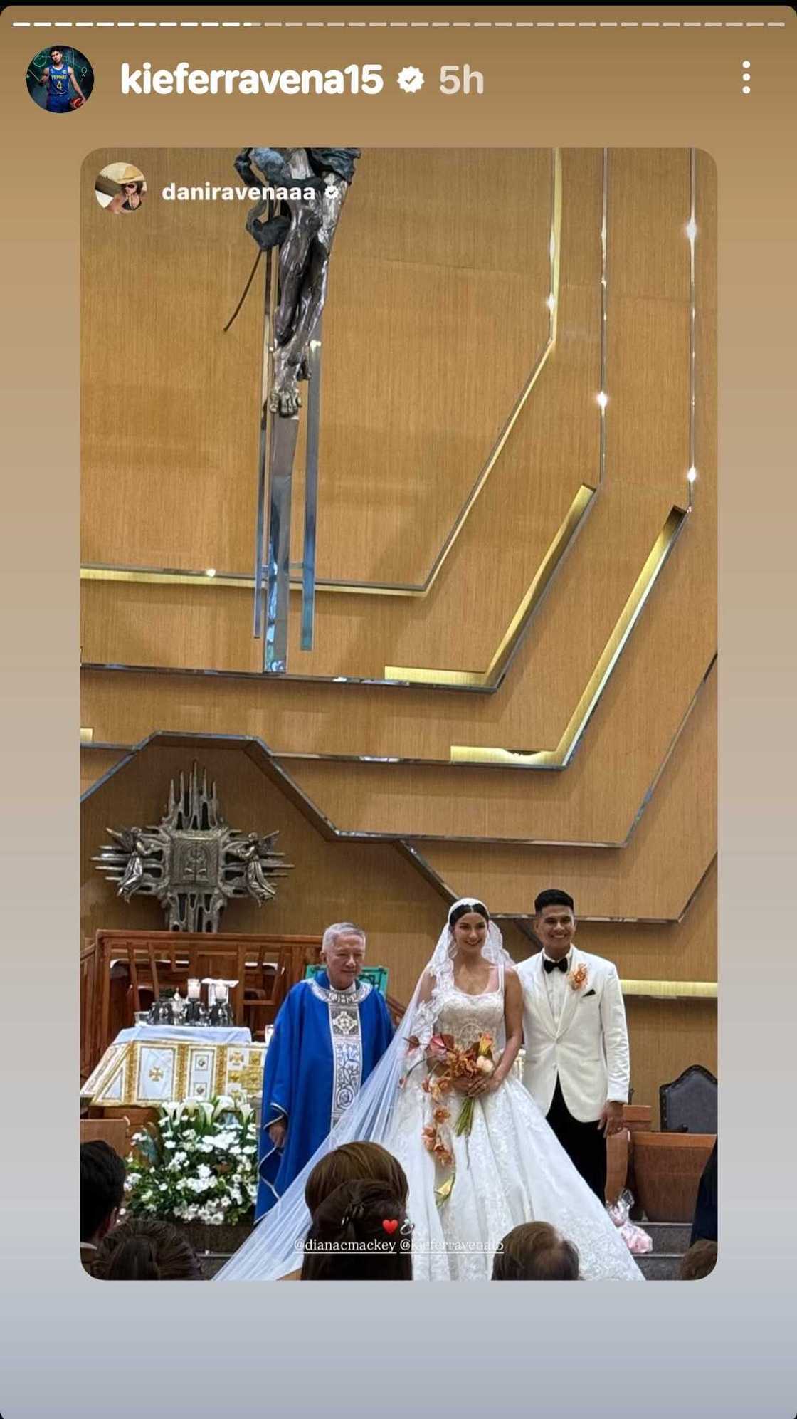 Kiefer Ravena and Diana Mackey officially tie the knot Kiefer Ravena and Diana Mackey officially tie the knot