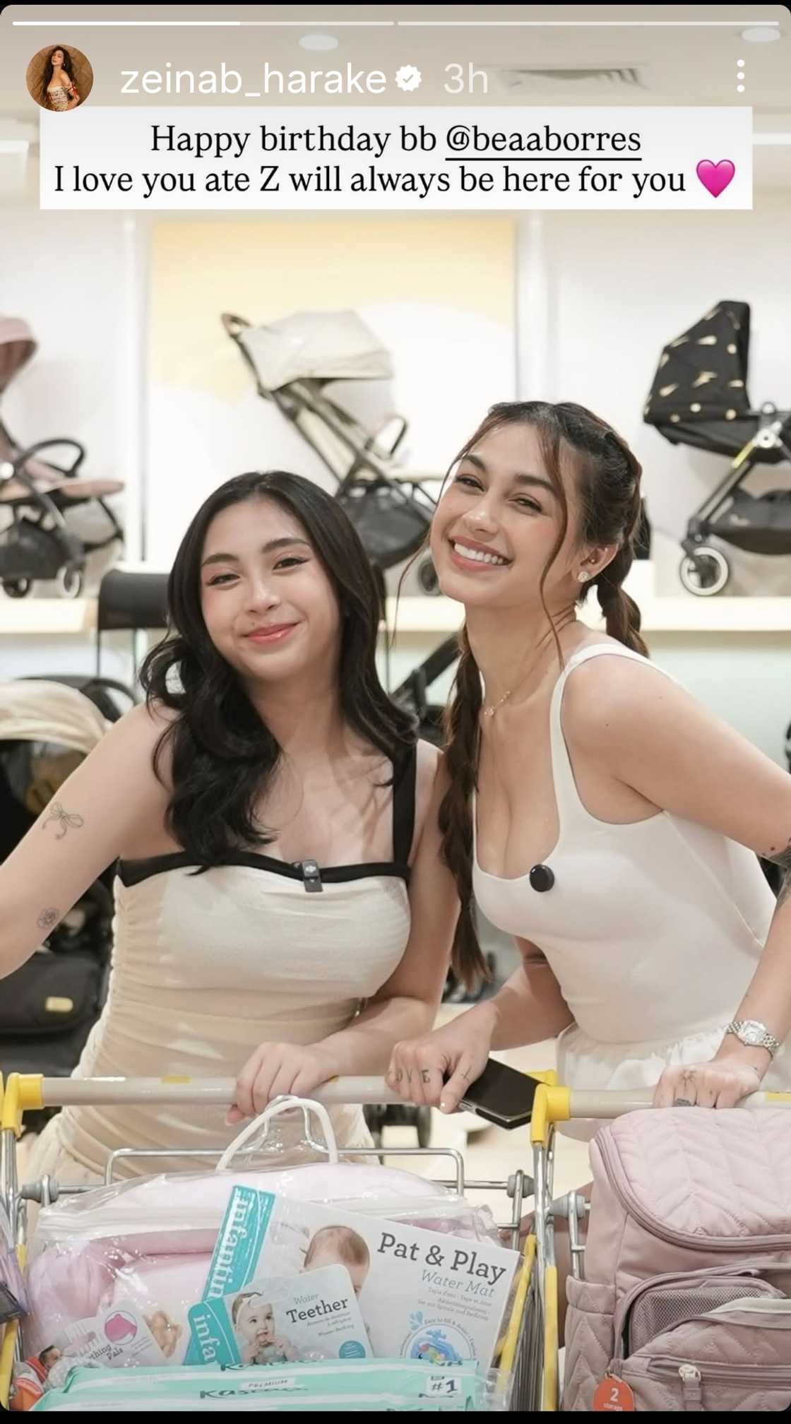 Zeinab Harake sends affectionate birthday greeting to Bea Borres