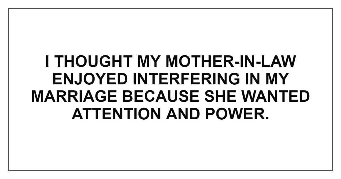 SHE WANTED ANTTENTION AND POWER