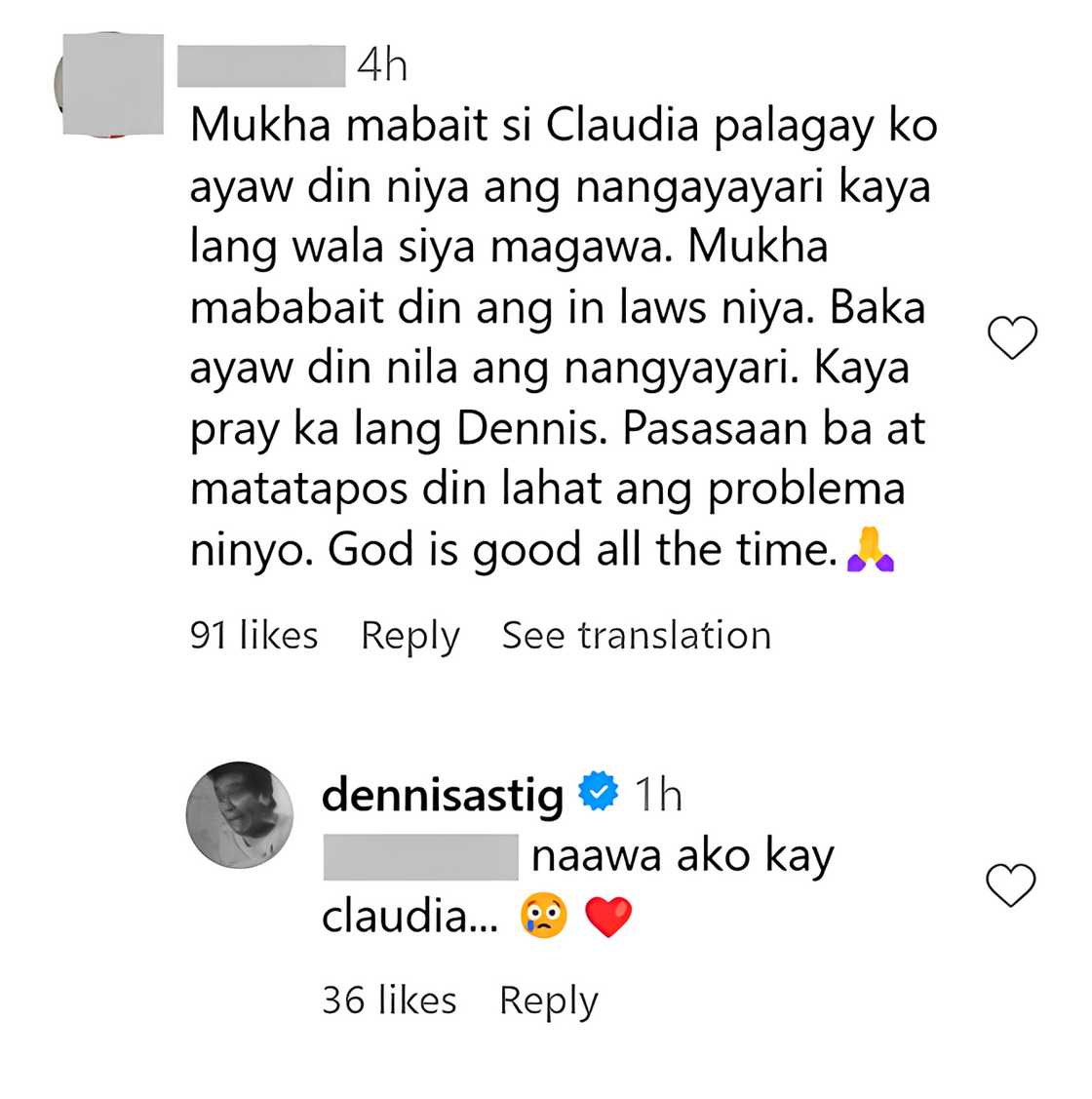 Dennis Padilla, nag-react sa "mukhang mabait si Claudia" comment Dennis Padilla, nag-react sa "mukhang mabait si Claudia" comment