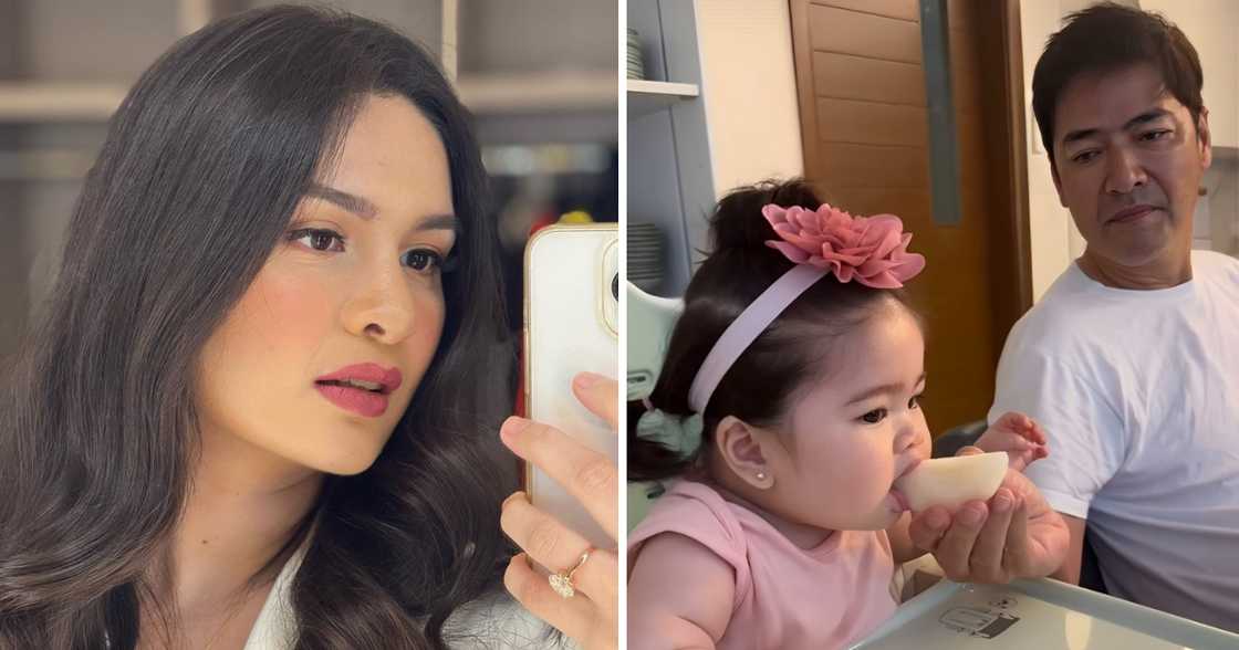 Video ni Vic Sotto na pinapakain si Baby Thia, kinagiliwan ng netizens