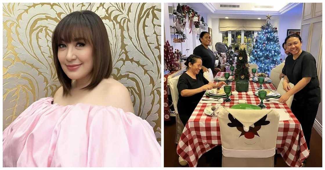 Pa-Noche Buena ni Sharon Cuneta sa kanyang mga "angels", umani ng papuri