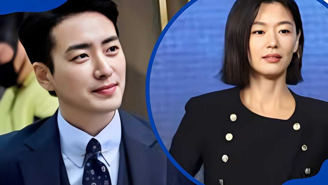 Choi Joon-hyuk and his wife Jun Ji-hyun Choi Joon-hyuk and his wife Jun Ji-hyun