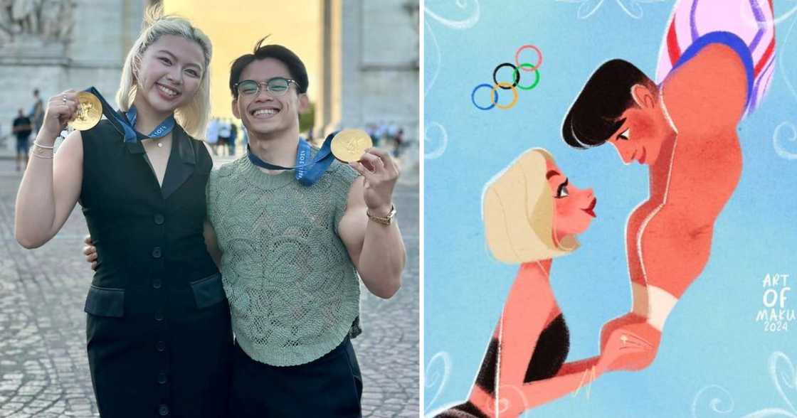Chloe San Jose, hinangaan ang artwork na inspired sa kanilang dalawa ni Carlos Yulo Chloe San Jose, hinangaan ang artwork na inspired sa kanilang dalawa ni Carlos Yulo