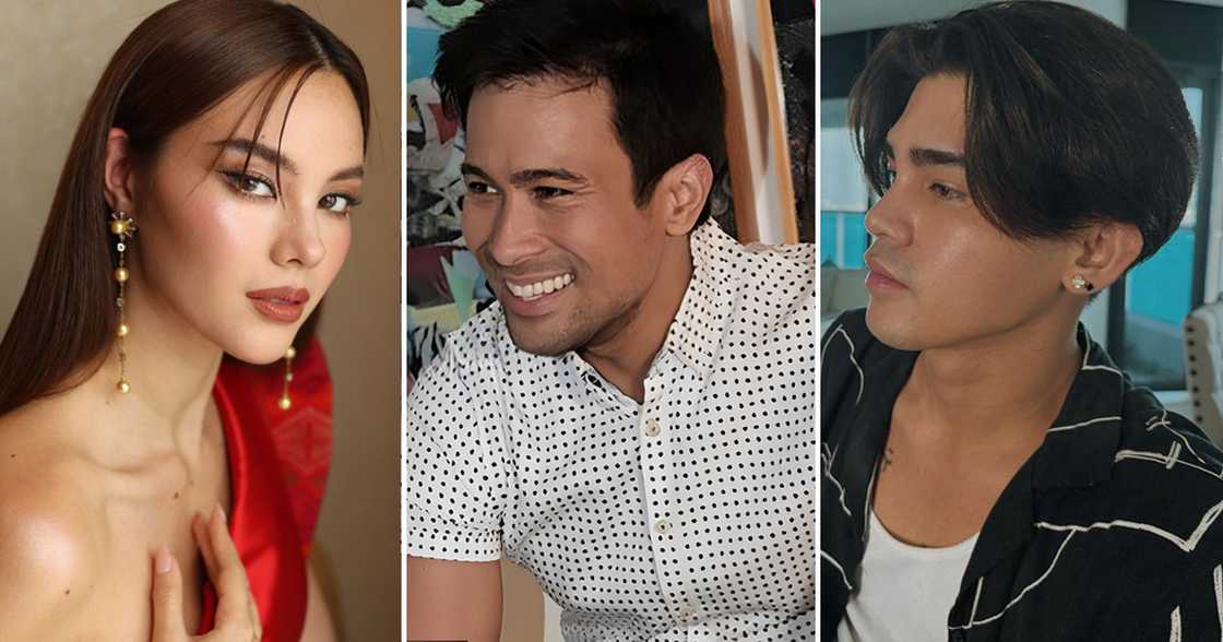 Sam Milby, kinaladkad ni Inigo Pascual sa kumakantang si Catriona Gray; beauty queen, dedma Sam Milby, kinaladkad ni Inigo Pascual sa kumakantang si Catriona Gray; beauty queen, dedma