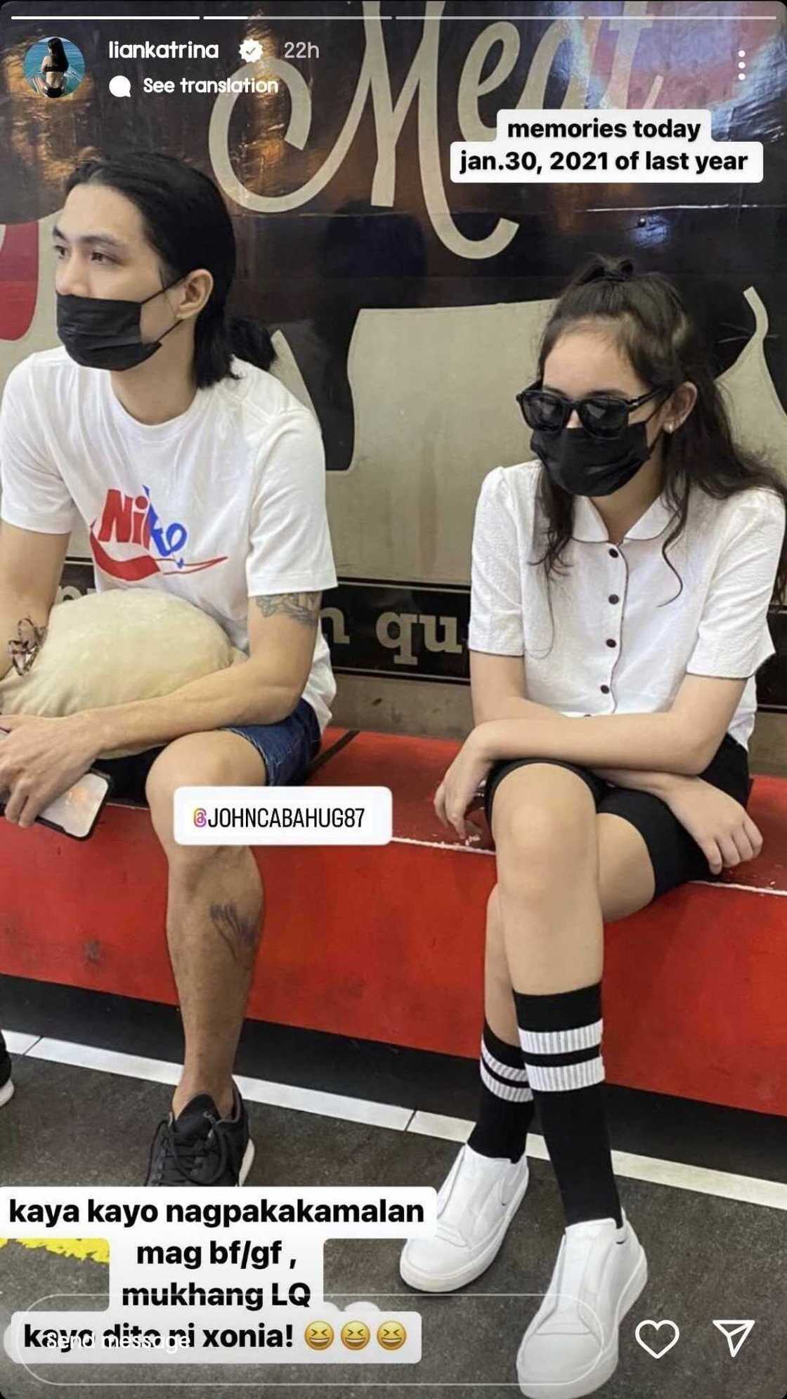 Lian Paz posts candid photo of John Cabahug with her daughter Xonia: "Mukhang LQ" Lian Paz posts candid photo of John Cabahug with her daughter Xonia: "Mukhang LQ"
