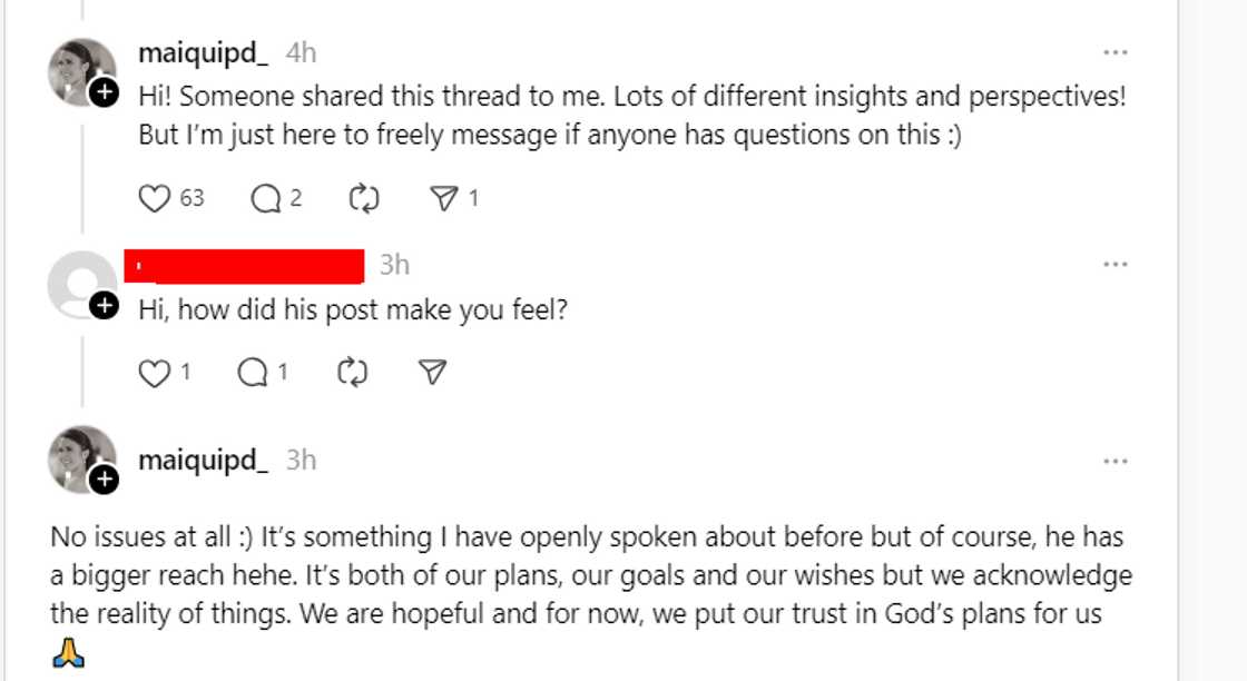 Maiqui Pineda, nag-react komento ng netizen sa post ni Robi na gusto na nito magkaanak Maiqui Pineda, nag-react komento ng netizen sa post ni Robi na gusto na nito magkaanak