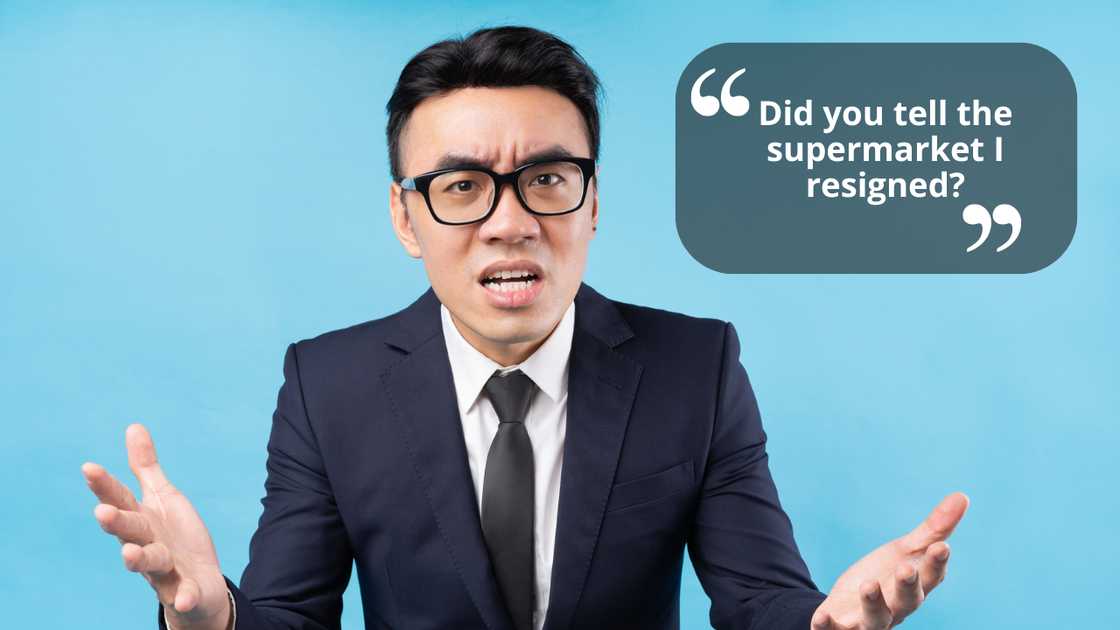 An angry businessman An angry businessman