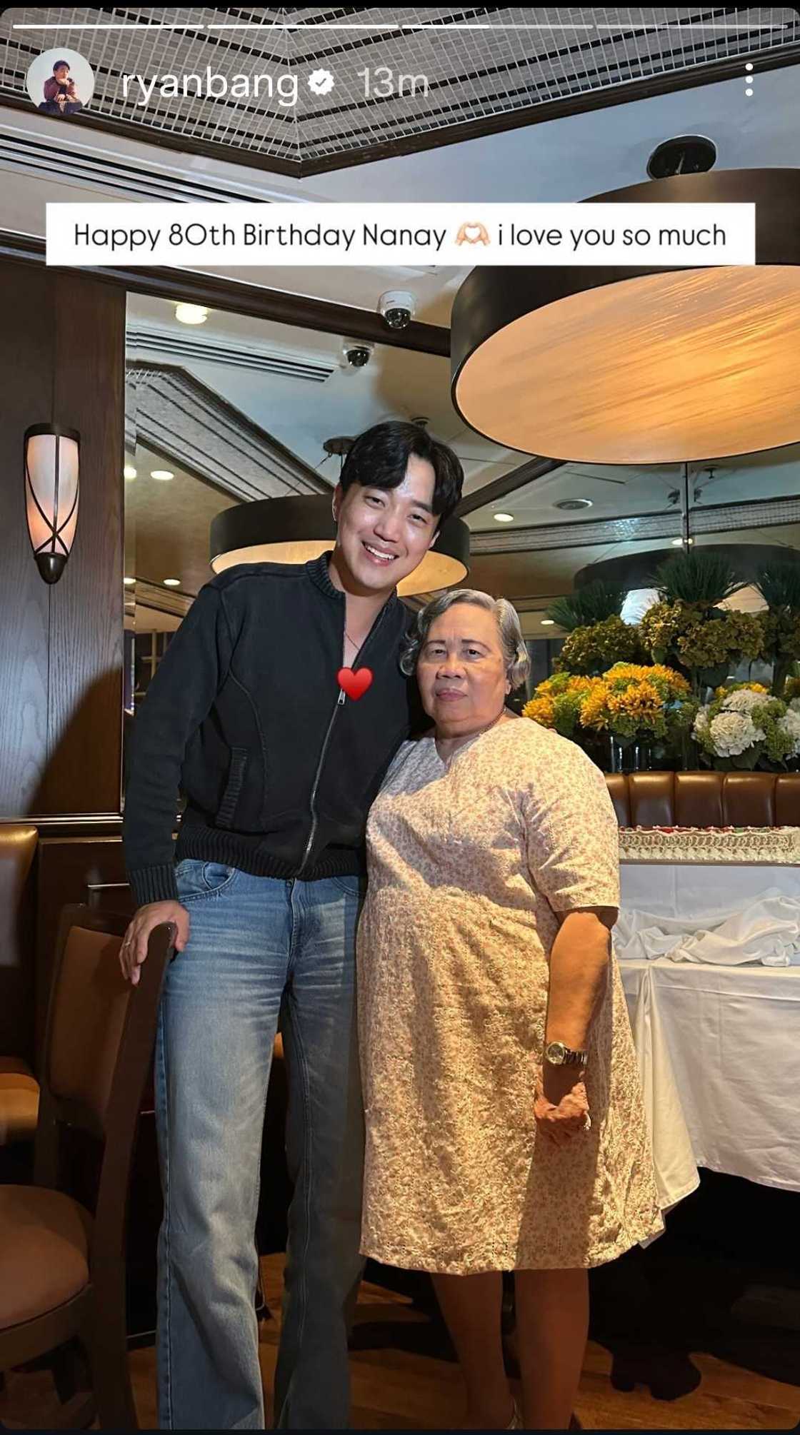 Ryan Bang expresses love for Vice Ganda’s mom in touching birthday tribute