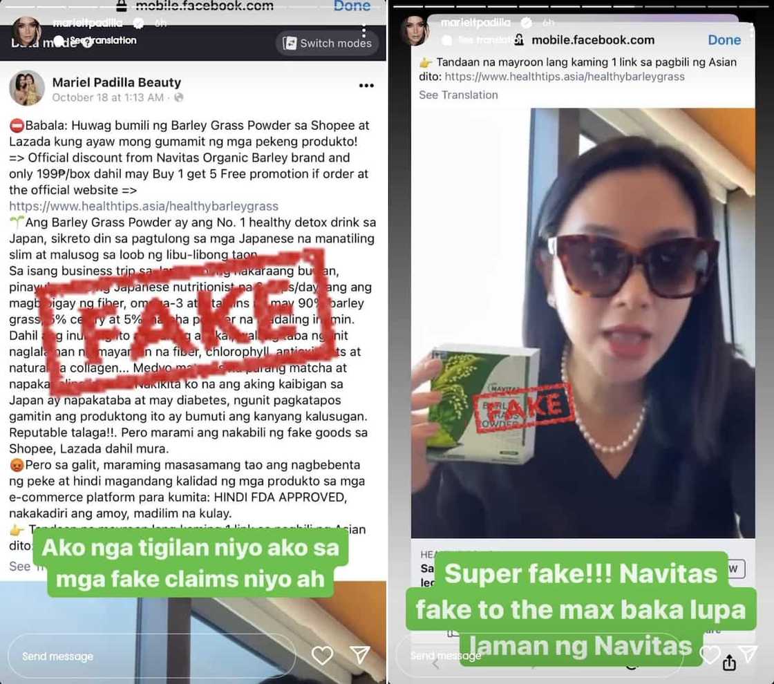 Mariel Padilla on fake advertisements using her face: "Ako nga tigilan niyo ako" Mariel Padilla on fake advertisements using her face: "Ako nga tigilan niyo ako"