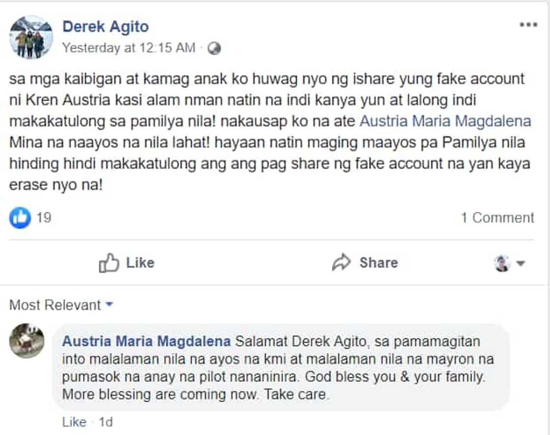 Update: Magdalena Austria shares opinion about fake social media accounts using daughter's name