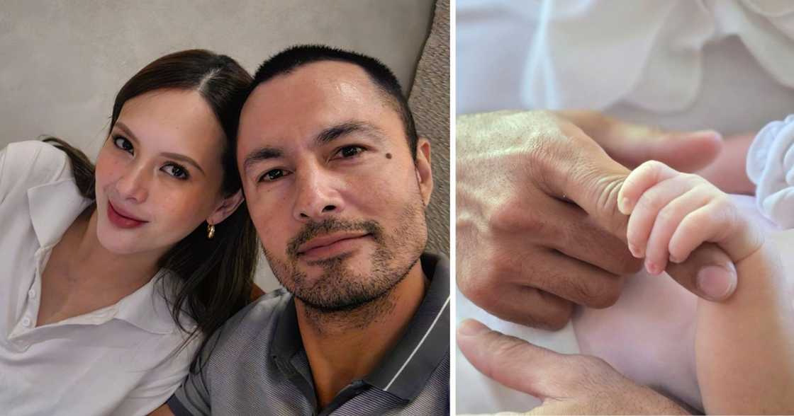 Derek Ramsay, nakakaantig ang caption nang mag-share ng bagong pasilip sa baby nila ni Ellen Adarna