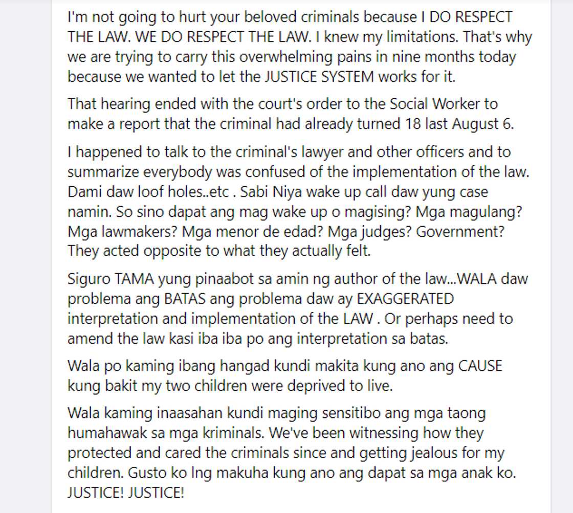 Mrs. Maguad, umalma matapos makita ang pagprotekta sa pumatay sa mga anak niya Mrs. Maguad, umalma matapos makita ang pagprotekta sa pumatay sa mga anak niya