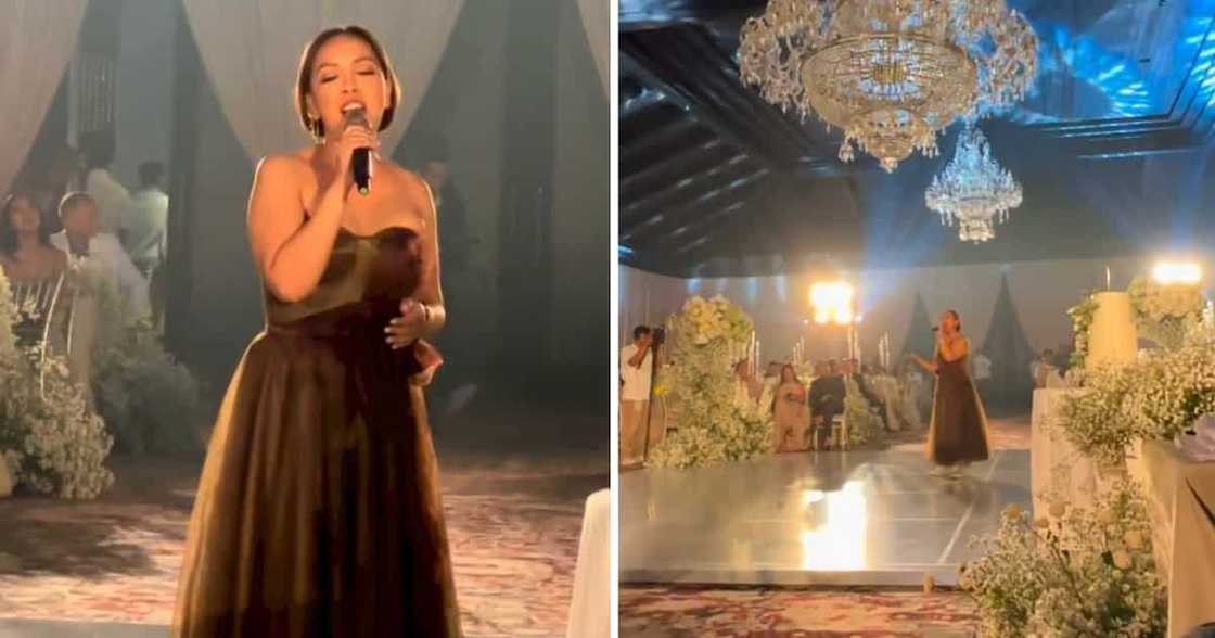 Kakai Bautista, nag-share ng video ng performance niya sa Maja Salvador-Rambo Nuñez wedding reception