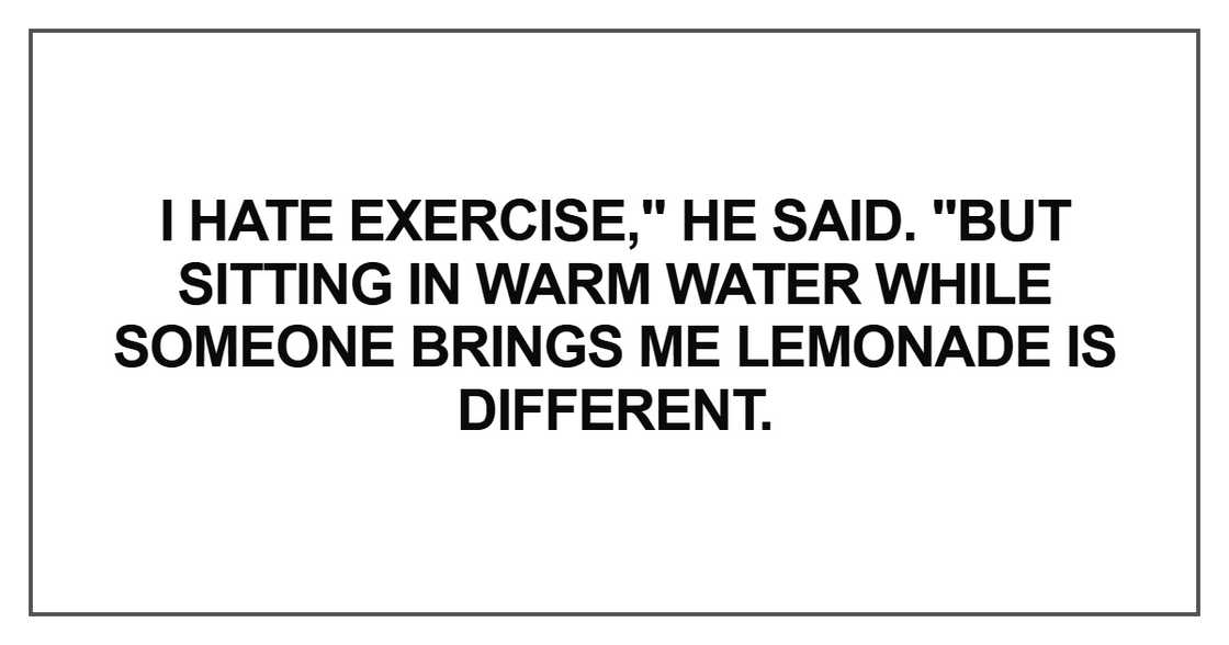 I hate exercise