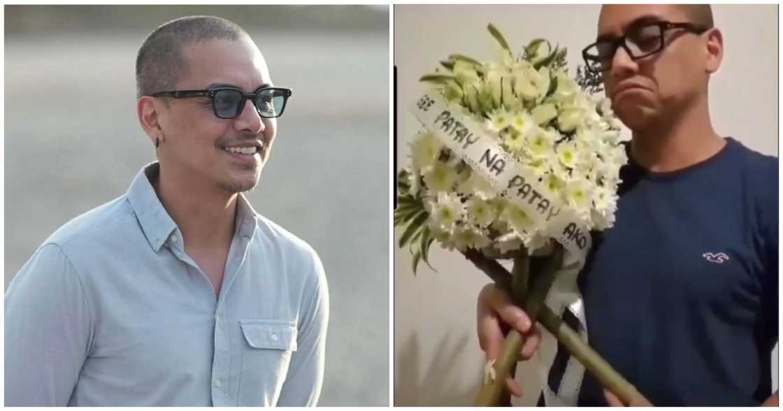 Netizens, naintriga sa 'funeral wreath' video ni Archie Alemania para kay "Gee" Netizens, naintriga sa 'funeral wreath' video ni Archie Alemania para kay "Gee"