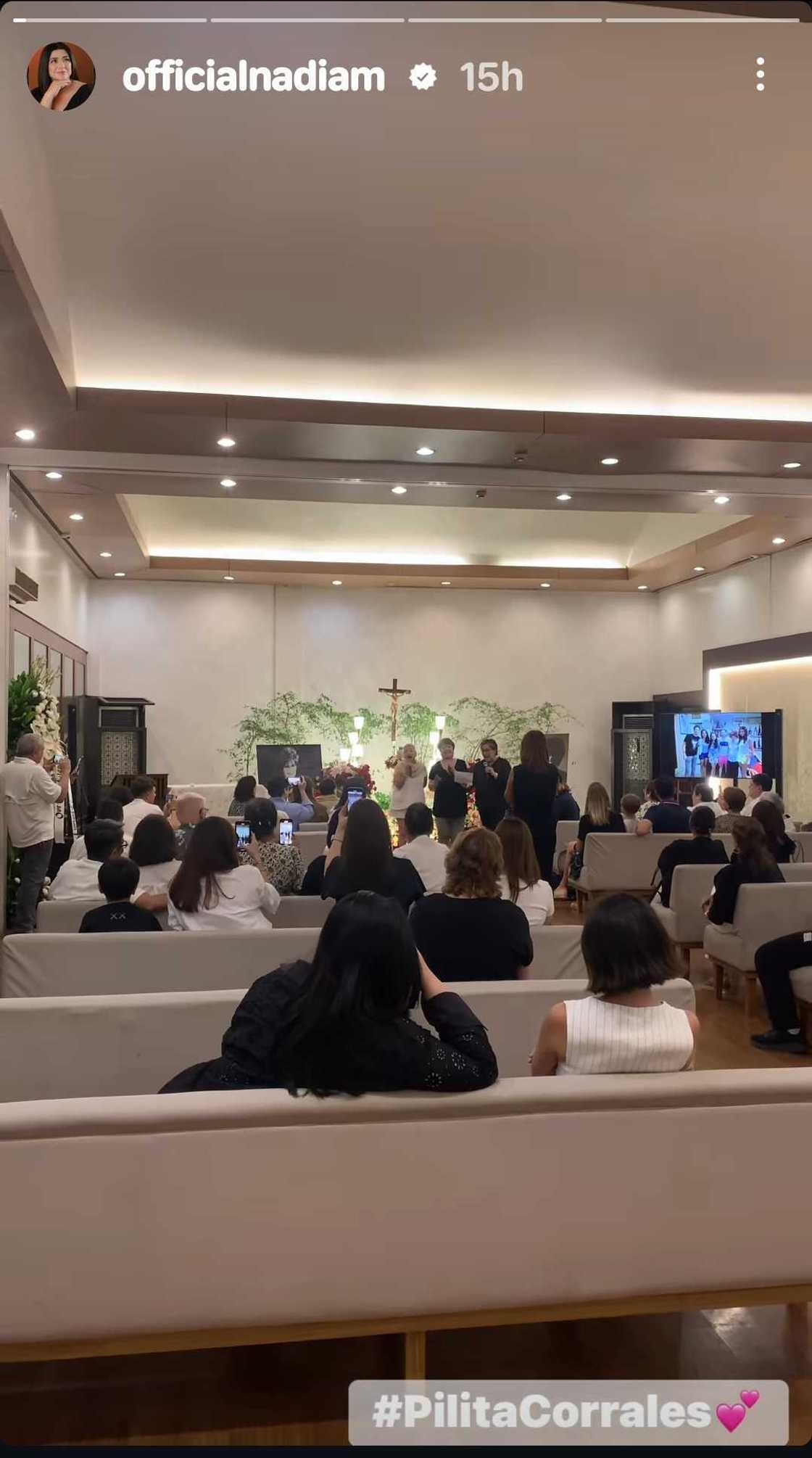 Nadia Montenegro, nag-share ng pasilip sa burol ni Pilita Corrales Nadia Montenegro, nag-share ng pasilip sa burol ni Pilita Corrales