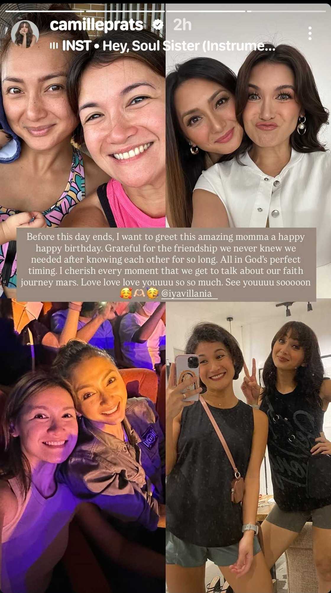 Camille Prats dedicates heartfelt birthday message to Iya Villania Camille Prats dedicates heartfelt birthday message to Iya Villania