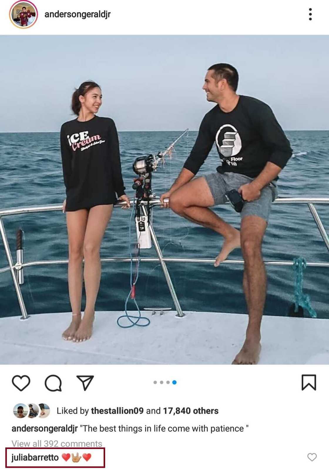 Julia Barretto, kinilig at naaliw sa romantic post ni Gerald Anderson Julia Barretto, kinilig at naaliw sa romantic post ni Gerald Anderson