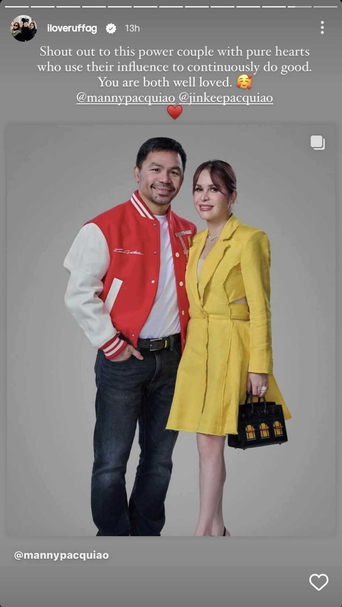 Ruffa Gutierrez pens appreciation post for Manny, Jinkee Pacquiao Ruffa Gutierrez pens appreciation post for Manny, Jinkee Pacquiao