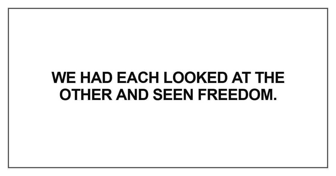 We had each looked We had each looked
