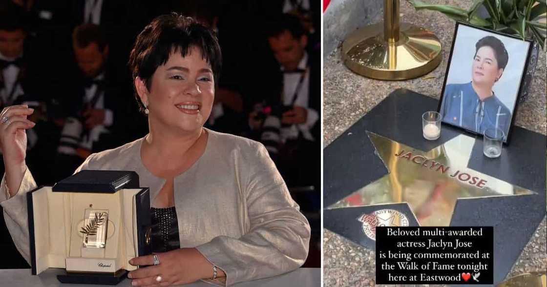 Jaclyn Jose, ginunita ang alaala sa kanyang place of honor sa Eastwood Walk of Fame