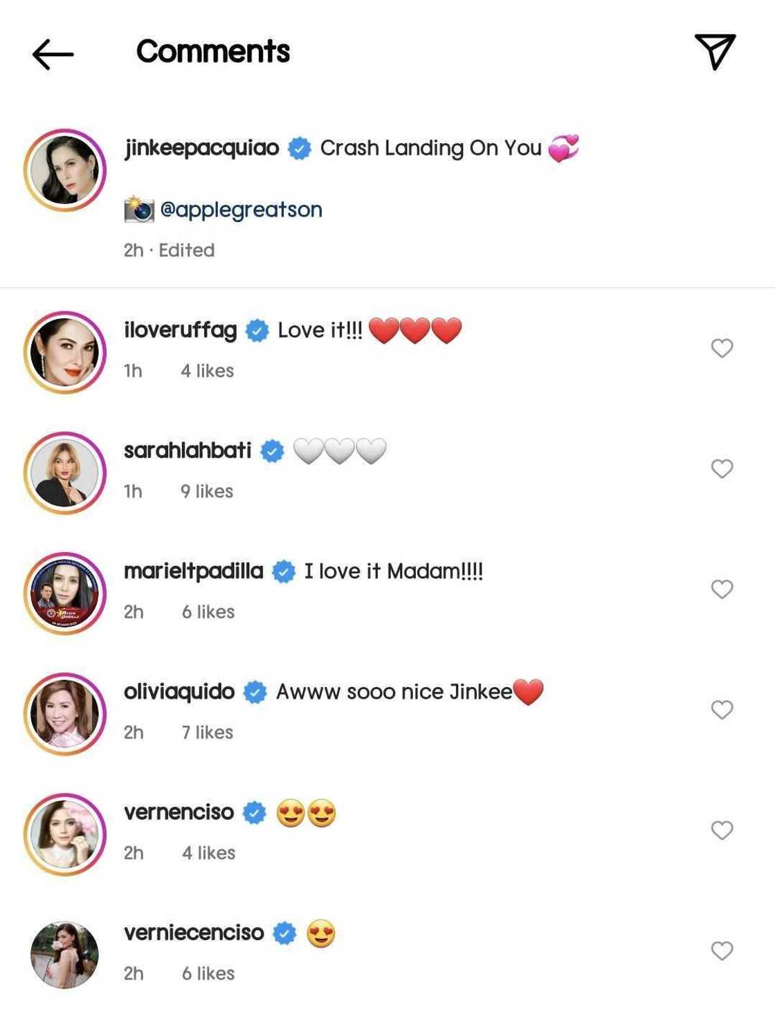 Celebrities react to Jinkee, Manny Pacquiao recreating 'CLOY' scene in Switzerland Celebrities react to Jinkee, Manny Pacquiao recreating 'CLOY' scene in Switzerland