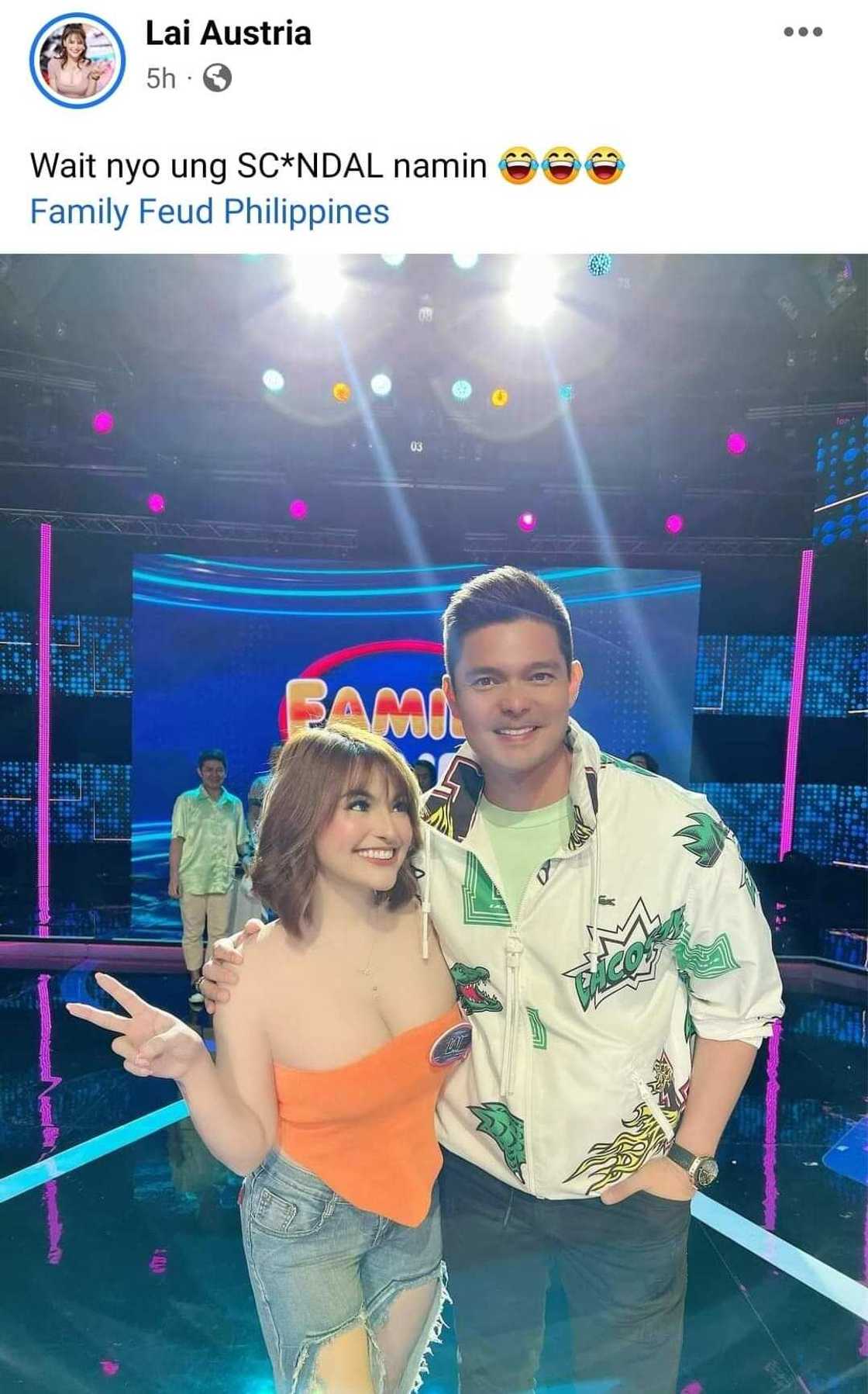Lai Austria edits controversial caption of her photo with Dingdong Dantes Lai Austria edits controversial caption of her photo with Dingdong Dantes