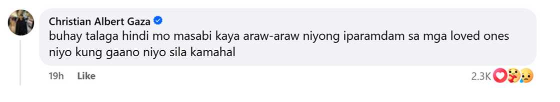 Xian Gaza, may makadurog-pusong reaksyon sa mga naganap na road accidents Xian Gaza, may makadurog-pusong reaksyon sa mga naganap na road accidents