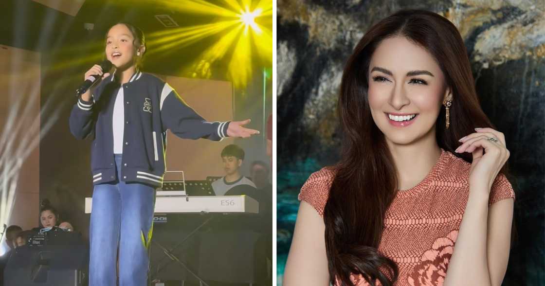 Marian Rivera, naluha sa first time na pagkanta ni Zia Dantes sa entablado Marian Rivera, naluha sa first time na pagkanta ni Zia Dantes sa entablado
