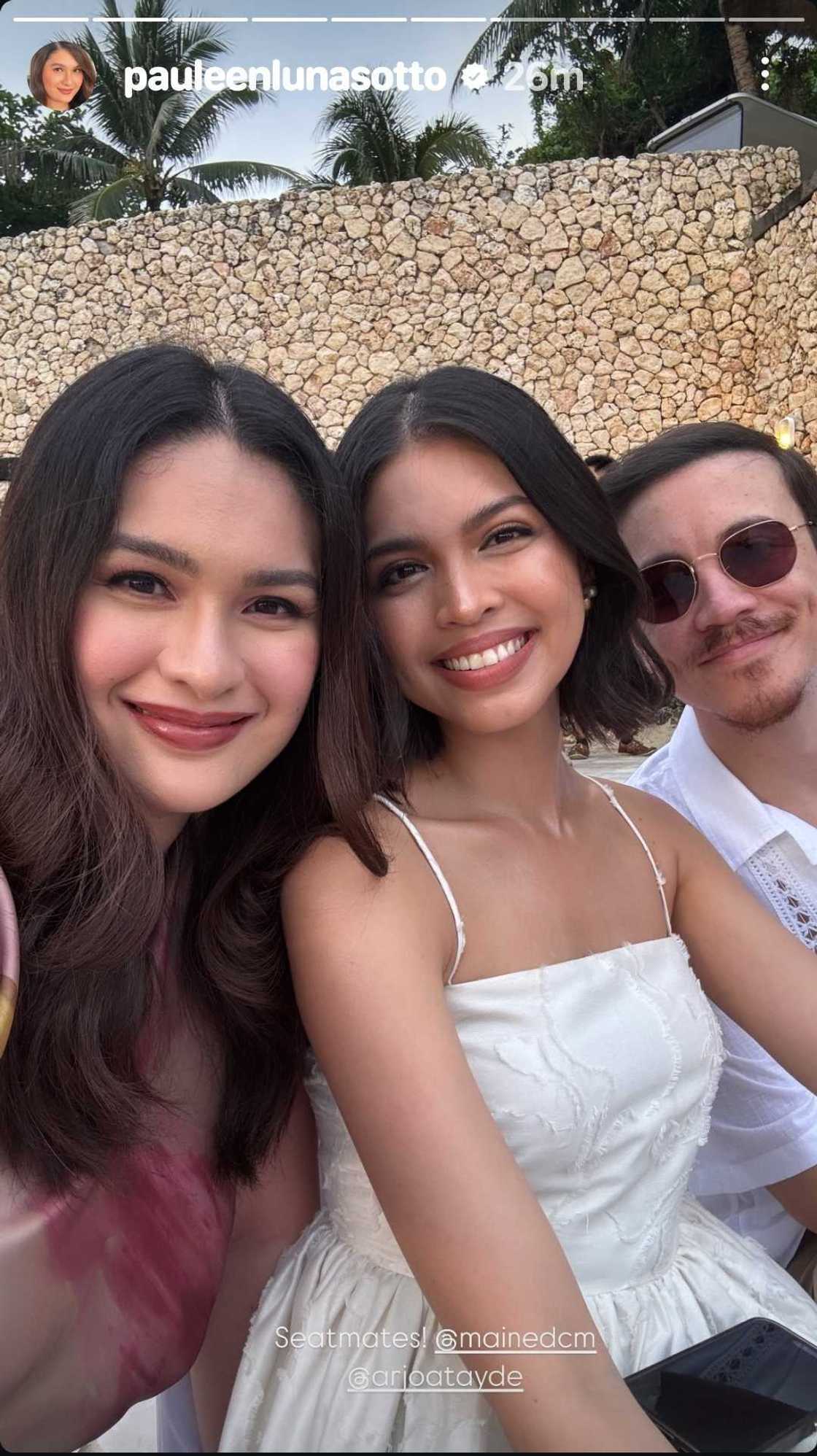 Pauleen Luna, nagbahagi ng ilang pasilip sa kasal nina Jose Manalo, Mergene Maranan Pauleen Luna, nagbahagi ng ilang pasilip sa kasal nina Jose Manalo, Mergene Maranan