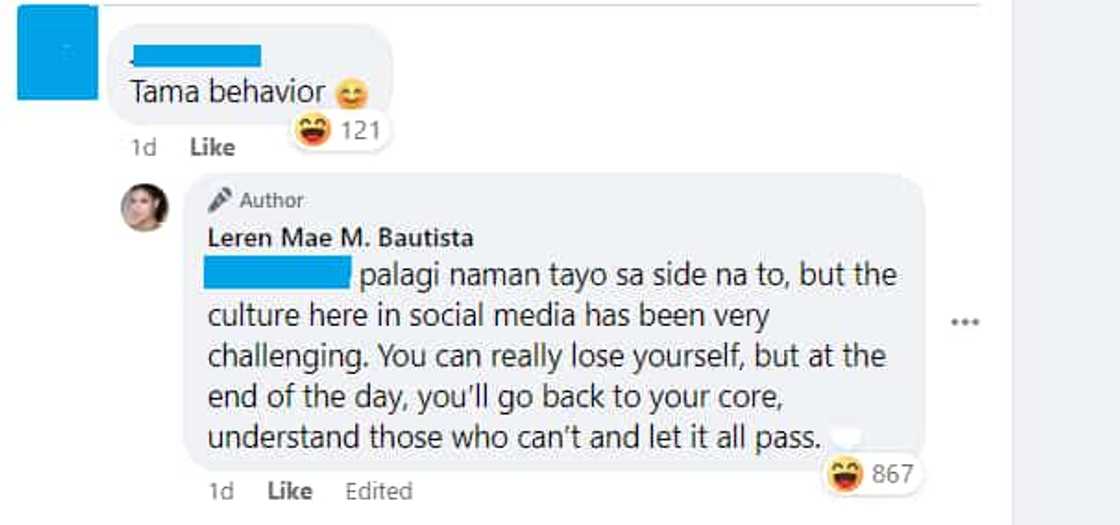 Leren Mae Bautista sa social media culture: "You can really lose yourself" Leren Mae Bautista sa social media culture: "You can really lose yourself"