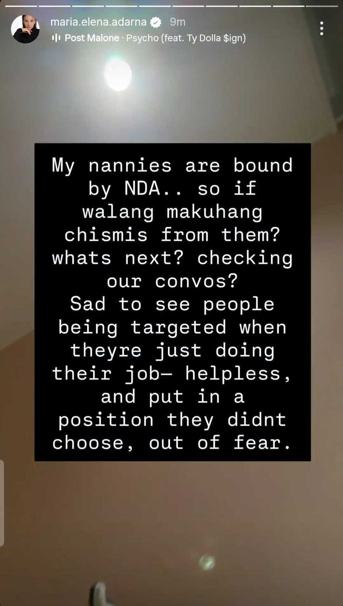 Ellen Adarna, may pasabog tungkol sa isang tao na nakikialam sa phone ng kanyang nannies Ellen Adarna, may pasabog tungkol sa isang tao na nakikialam sa phone ng kanyang nannies