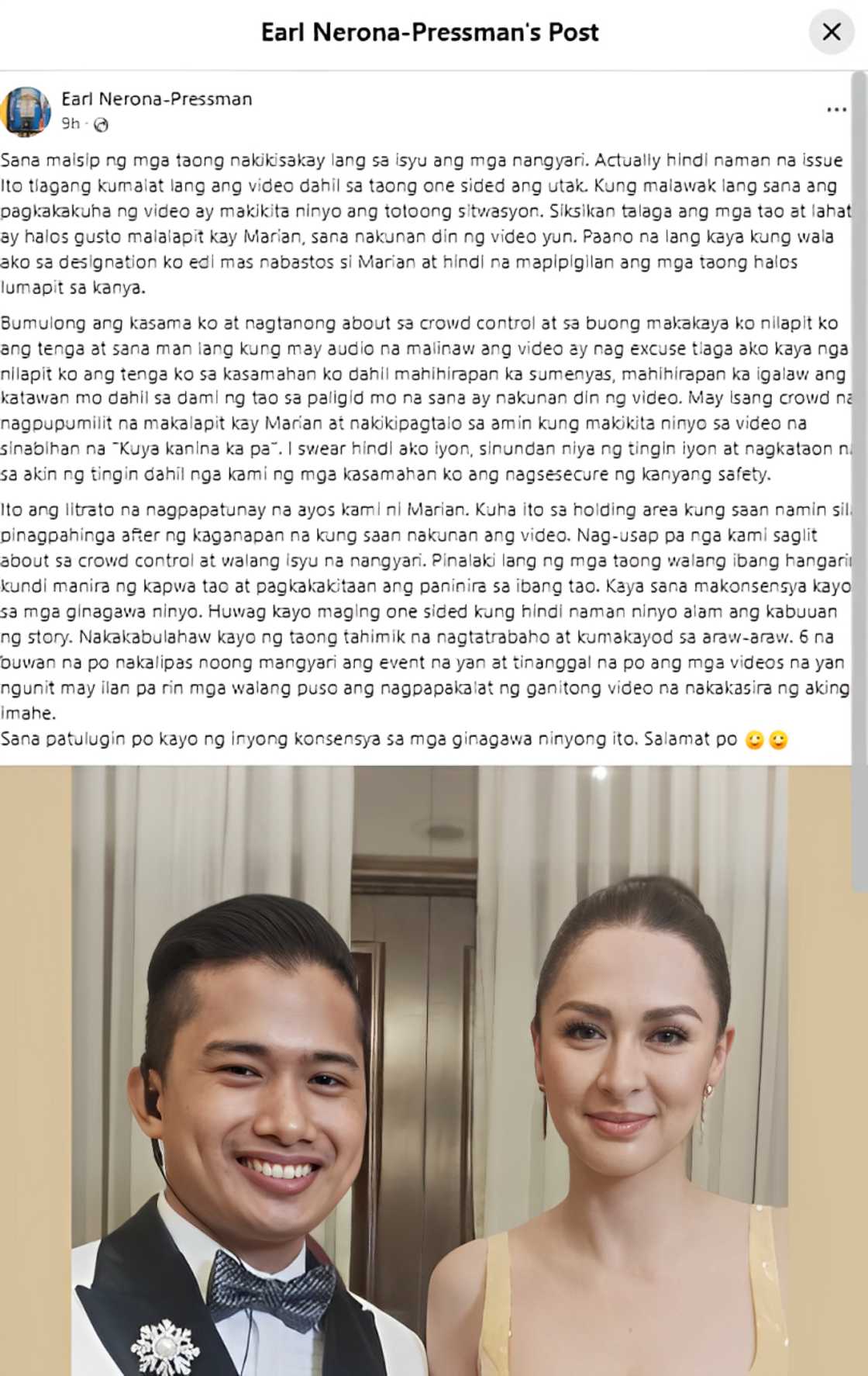 Photo: Earl Nerona Pressman Photo: Earl Nerona Pressman