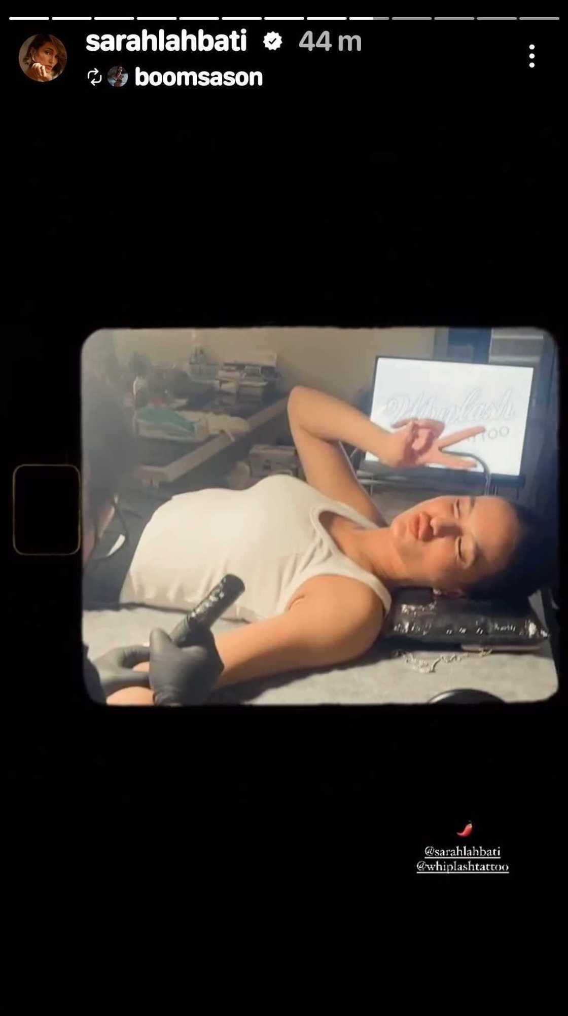 Sarah Lahbati, ibinida ang bagong tattoo niya: “for my beautiful Bicolana momma” Sarah Lahbati, ibinida ang bagong tattoo niya: “for my beautiful Bicolana momma”