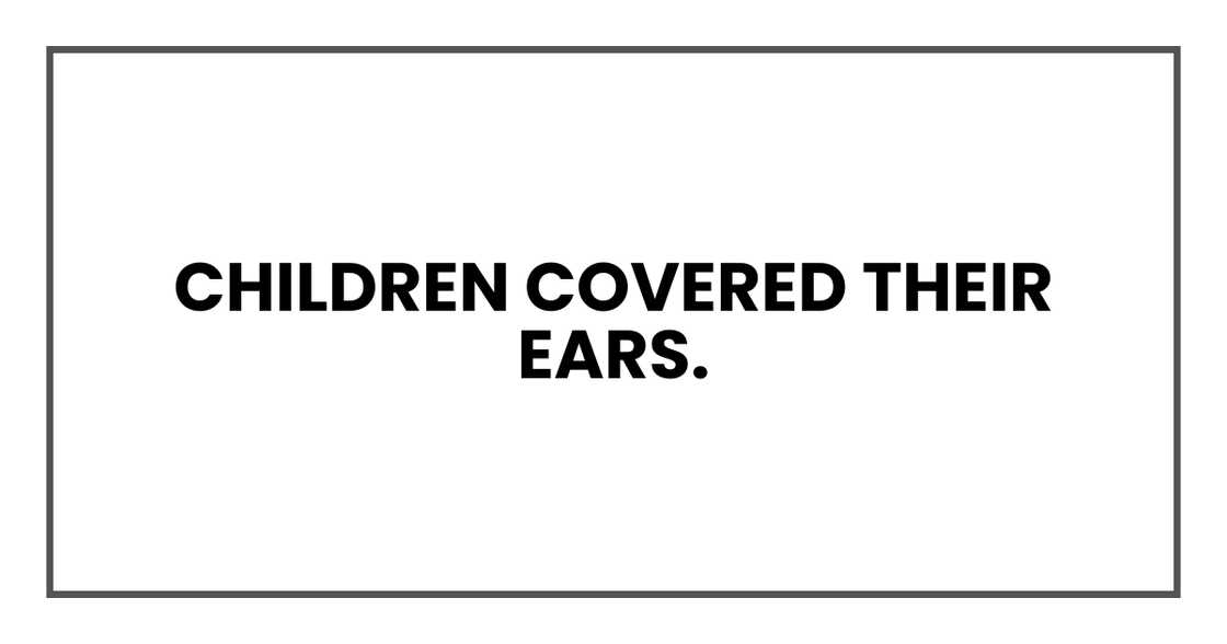 During generator noise.