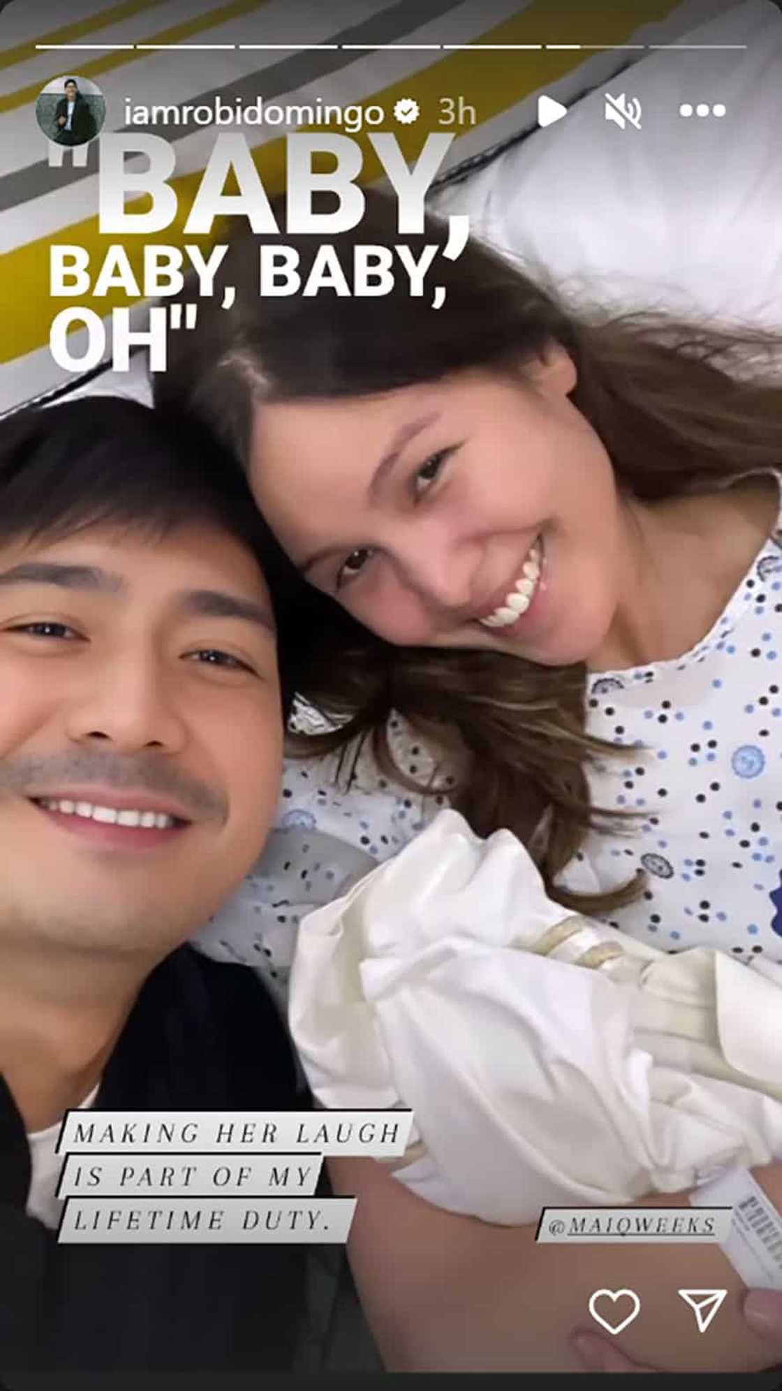 Robi Domingo, pinost update kalagayan ng fiancée sa ospital: “Making her laugh is part of my lifetime duty”