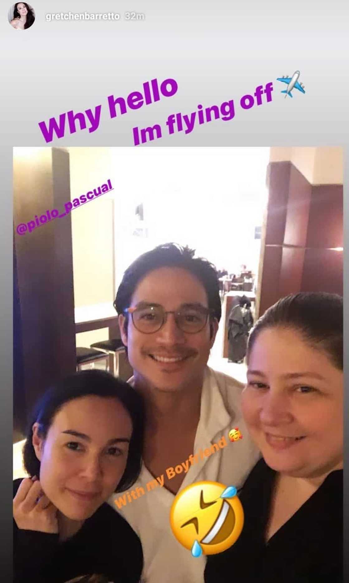 Gretchen Barretto makes fun of sister Marjorie in her post about Piolo Pascual