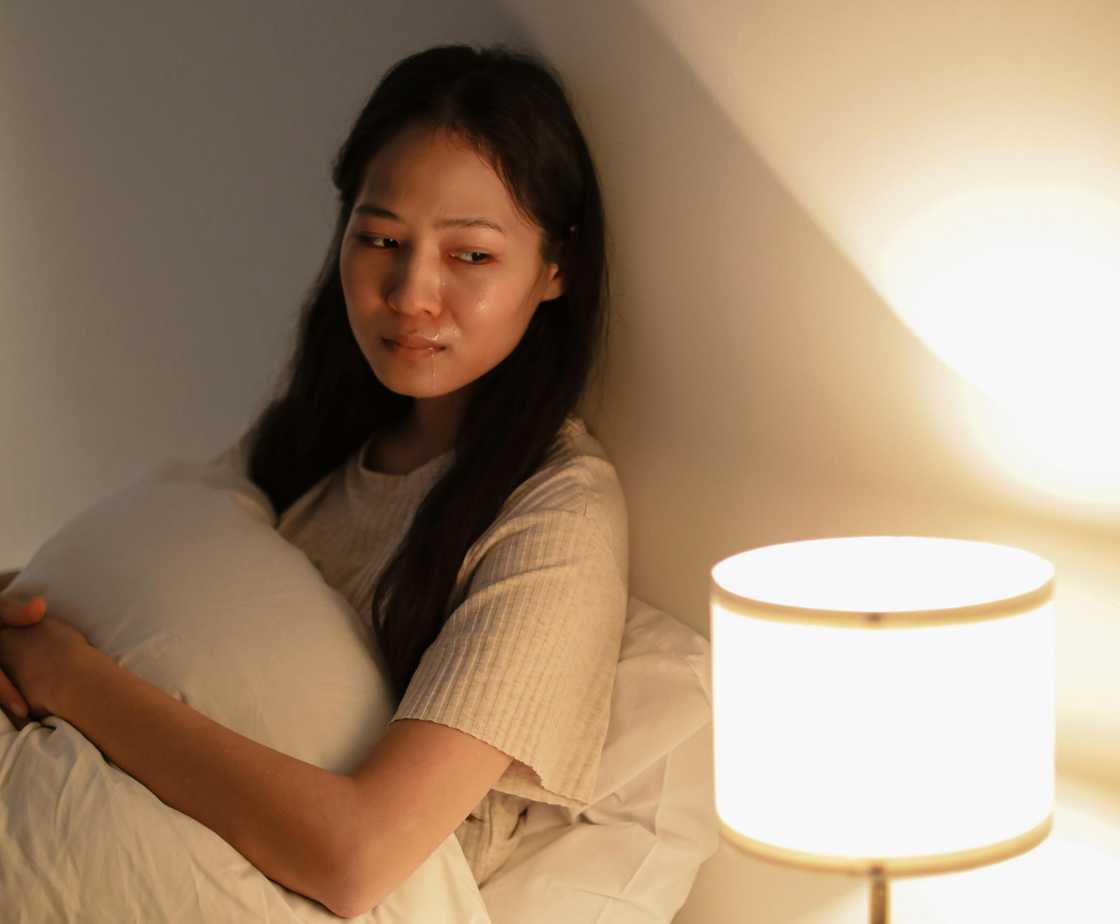 A sad woman A sad woman