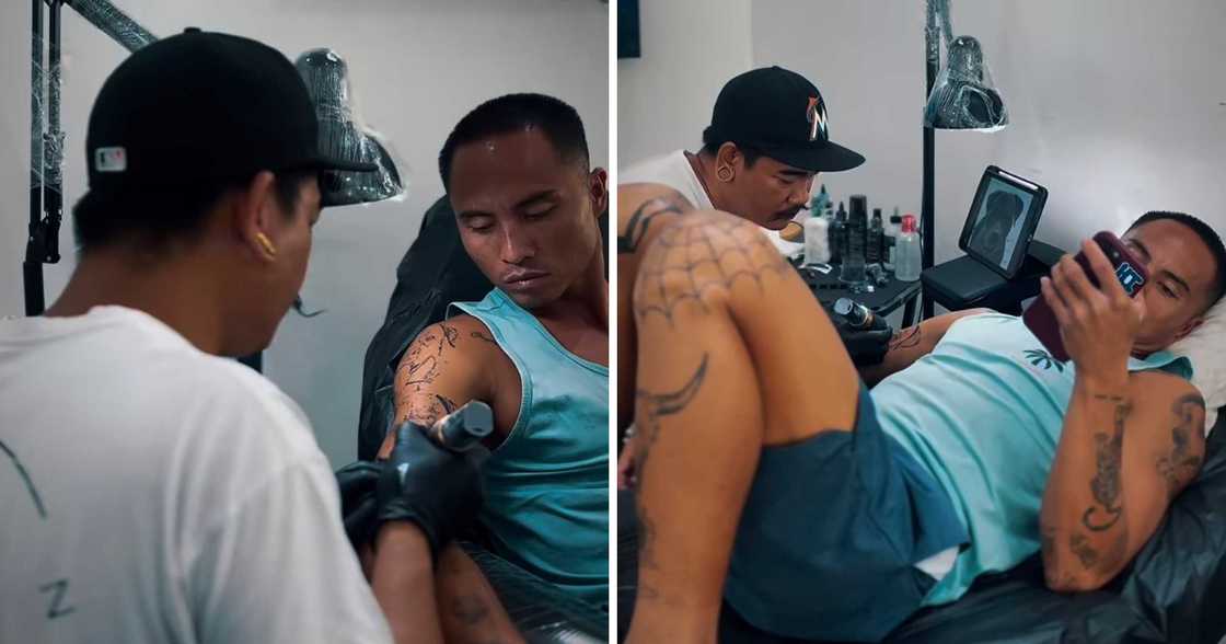 Philmar Alipayo, ipinasilip ang latest tattoo session niya