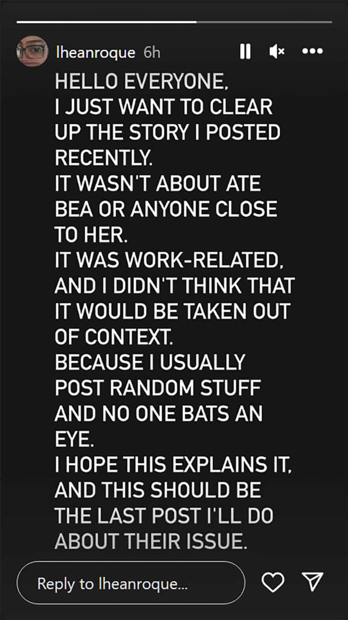 Kapatid ni Dominic Roque, nilinaw “wolf in sheep’s clothing” post niya: “It wasn't about Ate Bea” Kapatid ni Dominic Roque, nilinaw “wolf in sheep’s clothing” post niya: “It wasn't about Ate Bea”