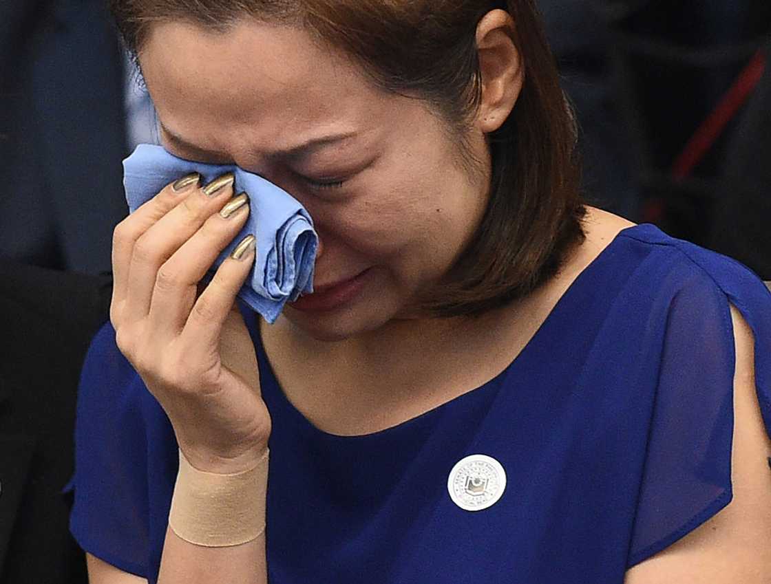 Asian woman in tears Asian woman in tears