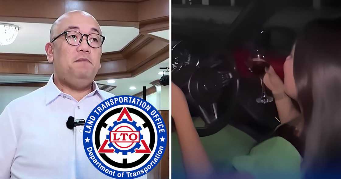 LTO issues show cause order against lady driver caught on video seemingly drinking while driving