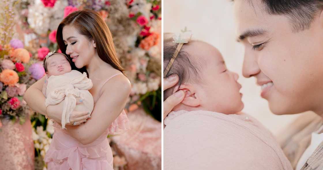 Angeline Quinto, husband share adorable posts as they celebrate Baby Sylvia turning 2 months old