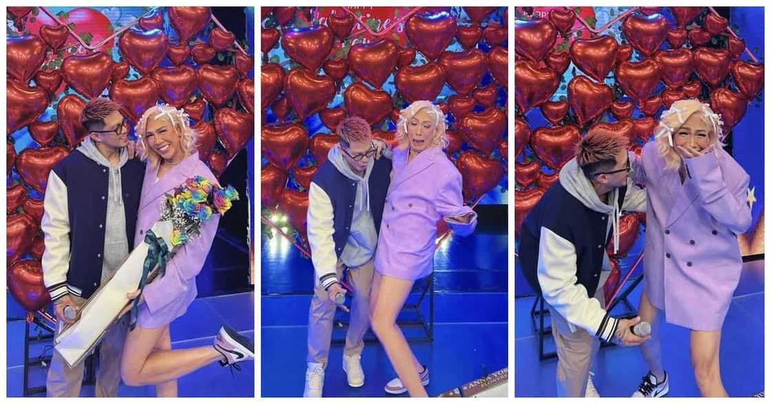 Valentine's Day 'mishap' nina Vice Ganda at Ion Perez, sapul sa camera