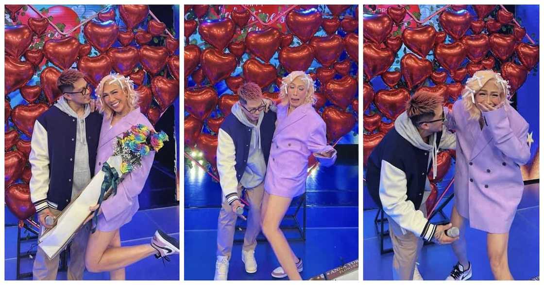 Valentine's Day 'mishap' nina Vice Ganda at Ion Perez, sapul sa camera Valentine's Day 'mishap' nina Vice Ganda at Ion Perez, sapul sa camera