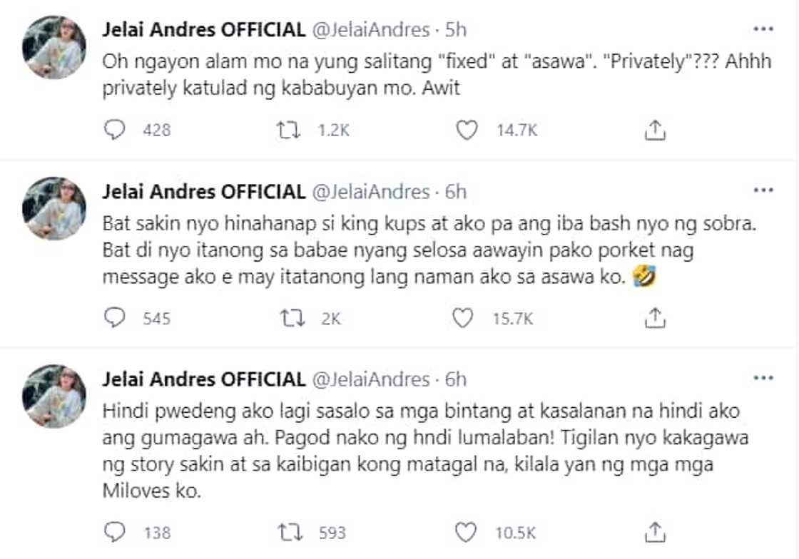 Jelai Andres, inihayag ang sama ng loob kay Jon Gutierrez